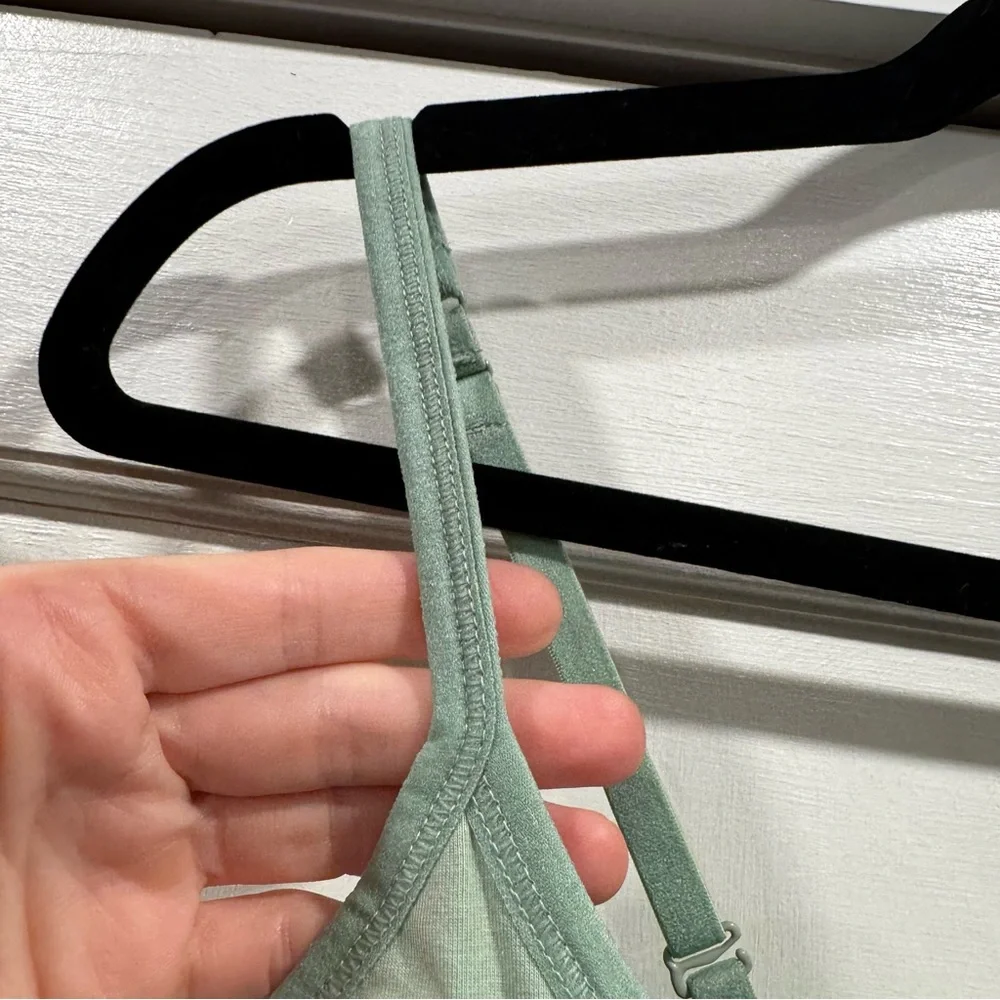 Pact Everyday Strappy Scoop Bralette Mint Green XL Comfy Loungewear Wireless - Picture 3 of 8